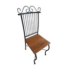 Jogo De Mesa Avery Em Madeira E Ferro - Cód 2524