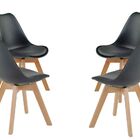 Jogo De Mesa De Jantar Saarinen Redonda Branca 1 24m E 4 Cade