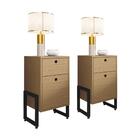 Jogo De Mesa De Mesa De Cabeceira Multi 2 Gaveta Avela Preto