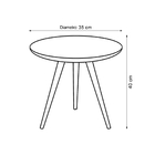 Jogo De Mesa E Apoio Branco