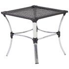 Jogo De Mesa E Cadeiras De Alumínio Em Fibra Sintética Área E