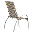 Jogo De Mesa E Cadeiras De Alumínio Em Fibra Sintética Área E