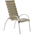 Jogo De Mesa E Cadeiras De Alumínio Em Fibra Sintética Área E