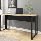 Jogo De Mesa E Estante Chelsea Natura/preto