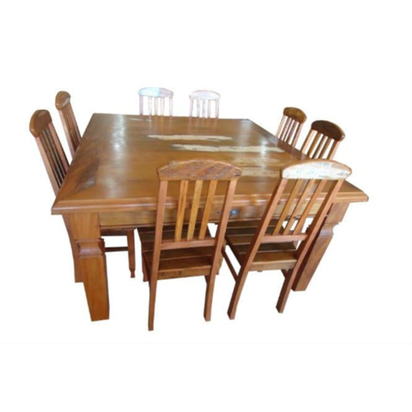 Jogo De Mesa Enid Em Madeira De Demolição - Cód 2206