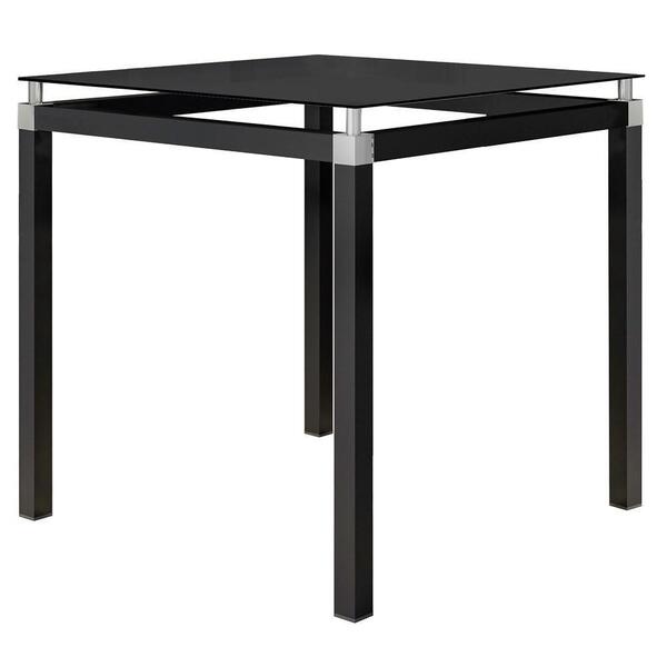 Jogo De Mesa Malva 75cm E 4 Cadeiras 118 Preto - Artefamol