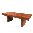 Jogo De Mesa Paula Em Madeira De Demolição - Cód 1451