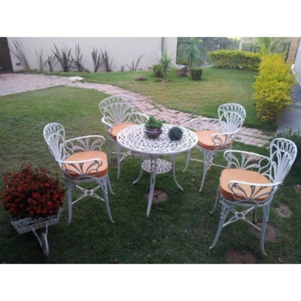 Jogo De Mesa Primavera Em Alumínio Fundido - Cód 2032