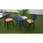 Jogo De Mesa Primavera Ii Em Alumínio Fundido - Cód 2039 Azul