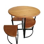 Jogo De Mesa Queijo Em Madeira Mista - P14