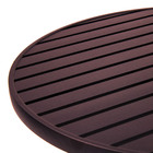 Jogo De Mesa Ripada 90cm 4 Cadeiras Perpétua Ombrelone 3m Com