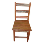 Jogo De Mesa Viola Em Madeira De Demolição - Cód 1828