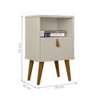 Jogo De Mesas De Cabeceira Brank Off White