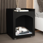 Jogo De Mesas De Cabeceira Casinha Pet Wilson Preto