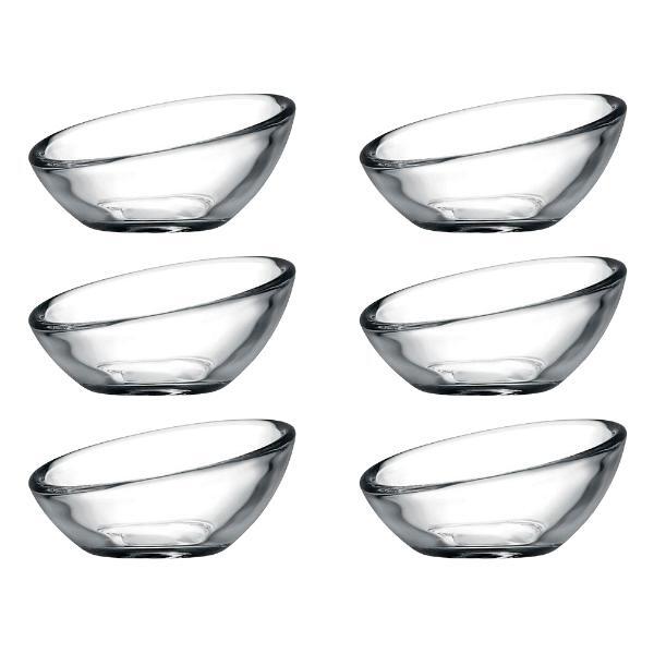 Jogo De Mini Saladeiras Em Vidro Pasabahçe Gastroboutique 68m