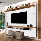 Jogo De Painel Com Mesa De Centro United Branco Nature