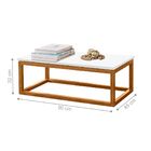 Jogo De Painel Com Mesa De Centro United Branco Nature