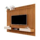 Jogo De Painel Ripado E Nicho 180 Romagna Nature Off White