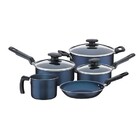 Jogo De Panela Antiaderente 05 Peças Bergamo Azul Tramontina
