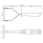 Jogo De Panela De Pressão 6l Vermelha Com Amassador Inox E Co