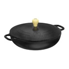 Jogo De Panela Ferro  2 Caçarolas  1 Frigideira Alça Ferro