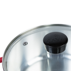 Jogo De Panela Fundida Alumínio Batido Caçarolas 5 Peças Tamp