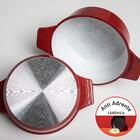 Jogo De Panela Gourmet 5 Peças Em Alumínio Fundido E Tampa De