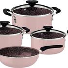 Jogo De Panela Tunis Com 4 Peças Rosa - Tramontina