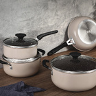 Jogo De Panela Tunis Com 4 Peças Rosa - Tramontina