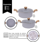 Jogo De Panelas 10 Pçs Indução Revestimento Cerâmico