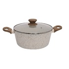 Jogo De Panelas 10 Pçs Indução Vanilla Revestimento Cerâmico