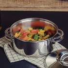 Jogo De Panelas 11 Peças Inox Fundo Triplo Solar Tramontina