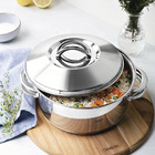 Jogo De Panelas 11 Peças Inox Fundo Triplo Solar Tramontina