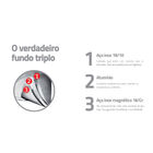 Jogo De Panelas 4 Peças Aço Inox Rotonda Ceramic Tramontina 6