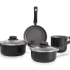 Jogo De Panelas 4 Peças Ruby - Brinox Preto