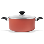 Jogo De Panelas 5 Peças Antiaderente Pro-flon Terracota Masal