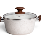 Jogo De Panelas 5 Peças Fundo Indução Optima Vanilla Vanilla