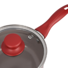 Jogo De Panelas 5 Peças - Smart Brinox Vermelho Brinox