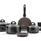 Jogo De Panelas 6 Peças - Ceramic Life Smart Plus Brinox Pret