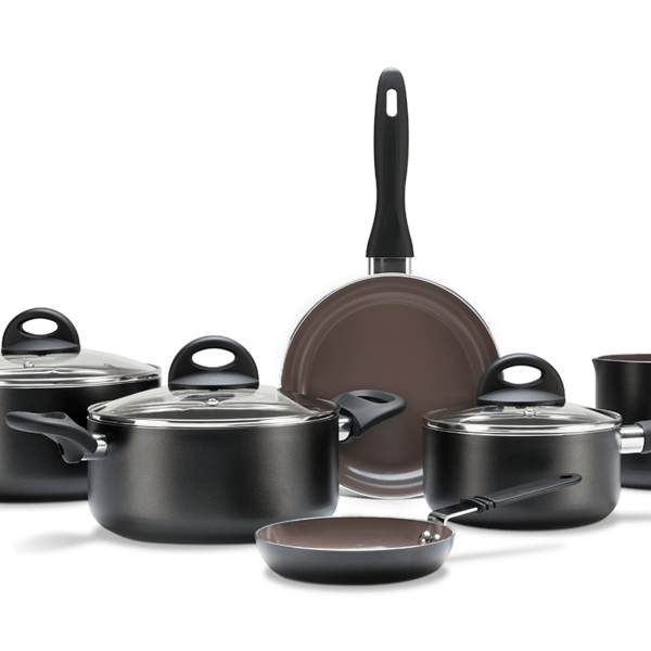 Jogo De Panelas 6 Peças - Ceramic Life Smart Plus Brinox Pret