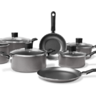 Jogo De Panelas 7 Peças Garlic  - Brinox Grafite Brinox