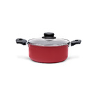 Jogo De Panelas 7 Peças Ruby - Brinox Vermelho Brinox