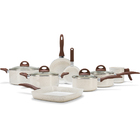 Jogo De Panelas 8 Peças Panela Antiaderente Grill Brinox Vani