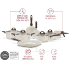 Jogo De Panelas 8 Peças Panela Antiaderente Grill Brinox Vani