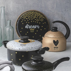 Jogo De Panelas Antiaderente 5 Peças My Lovely-tramontina - P