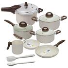 Jogo De Panelas Antiaderente Ceramic Life Smart Plus Vanilla