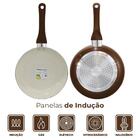 Jogo De Panelas Antiaderente Cerâmica De Indução 10 Peças Rom
