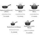 Jogo De Panelas Antiaderentes Tramontina Mônaco 20899050 Pret