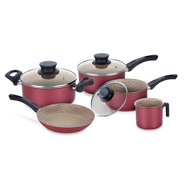 Jogo De Panelas Antiaderentes Tramontina Paris 20599760 Verme