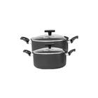 Jogo De Panelas Brinox Antiaderente Ceramic Life 7 Peças Pres